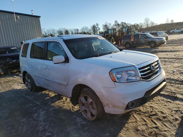 5FNYF3H65CB024201 - 2012 HONDA PILOT EXL WHITE photo 4