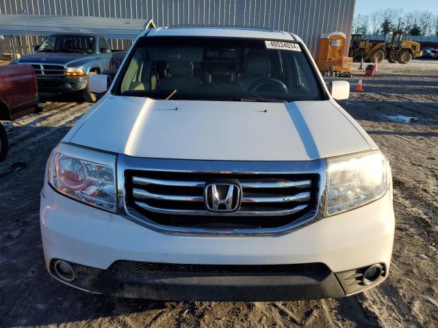 5FNYF3H65CB024201 - 2012 HONDA PILOT EXL WHITE photo 5