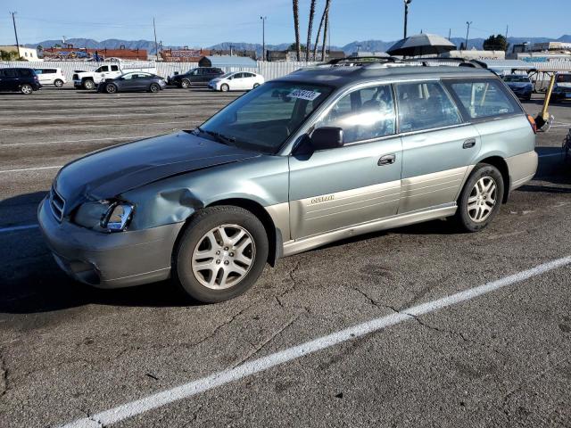 4S3BH675127600848 - 2002 SUBARU LEGACY OUTBACK AWP GREEN photo 1