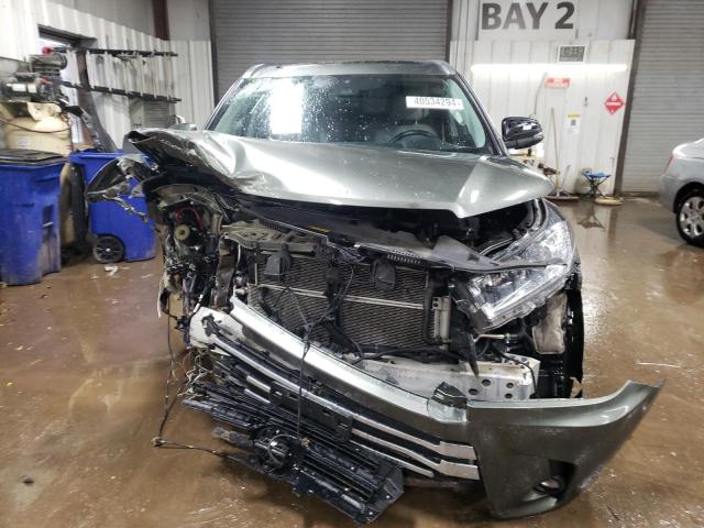 5TDDGRFH9KS054086 - 2019 TOYOTA HIGHLANDER HYBRID LIMITED GREEN photo 5