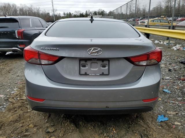 KMHDH4AE2FU422084 - 2015 HYUNDAI ELANTRA SE SILVER photo 6