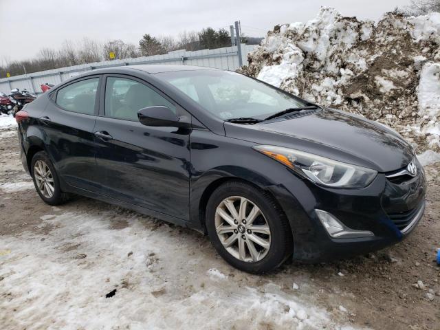 5NPDH4AE0EH546710 - 2014 HYUNDAI ELANTRA SE BLACK photo 4