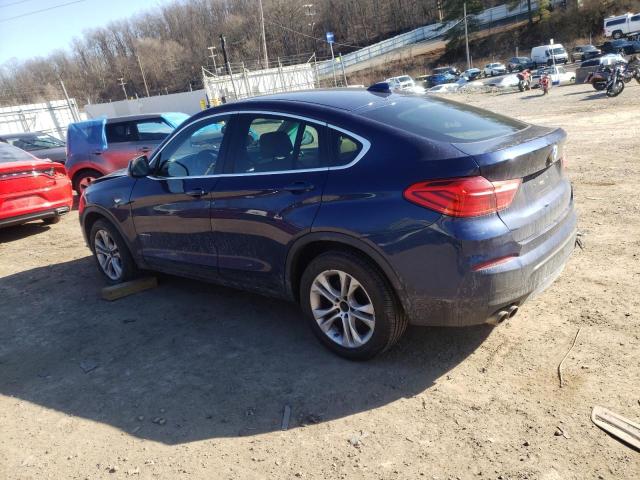 5UXXW3C59F0M88054 - 2015 BMW X4 XDRIVE28I BLUE photo 2