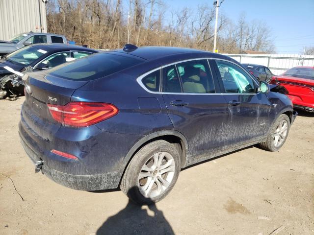 5UXXW3C59F0M88054 - 2015 BMW X4 XDRIVE28I BLUE photo 3