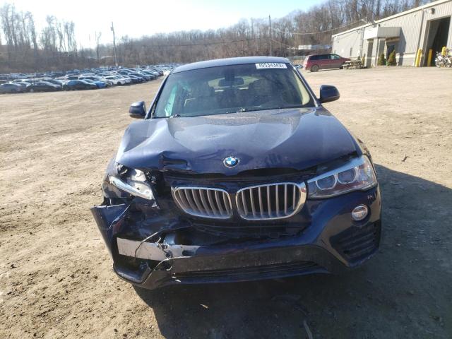 5UXXW3C59F0M88054 - 2015 BMW X4 XDRIVE28I BLUE photo 5