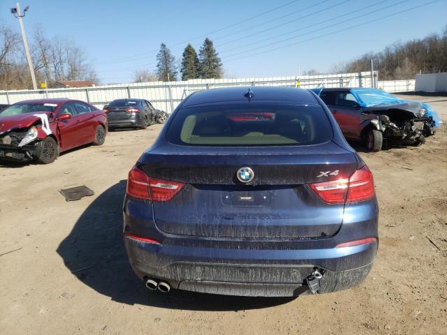 5UXXW3C59F0M88054 - 2015 BMW X4 XDRIVE28I BLUE photo 6