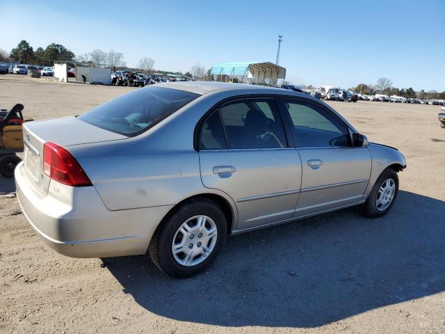 1HGES16592L041285 - 2002 HONDA CIVIC LX SILVER photo 3