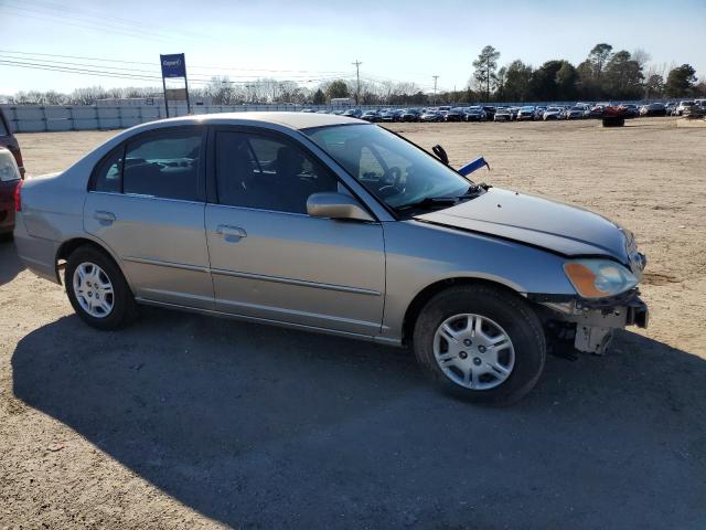 1HGES16592L041285 - 2002 HONDA CIVIC LX SILVER photo 4