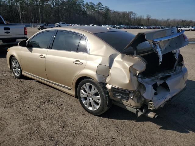 4T1BK3DBXBU398888 - 2011 TOYOTA AVALON BASE GOLD photo 2