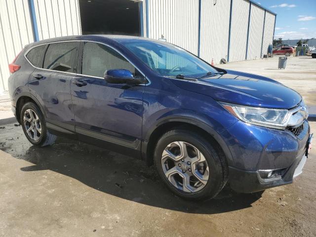 7FARW1H59JE040399 - 2018 HONDA CR-V EX BLUE photo 4