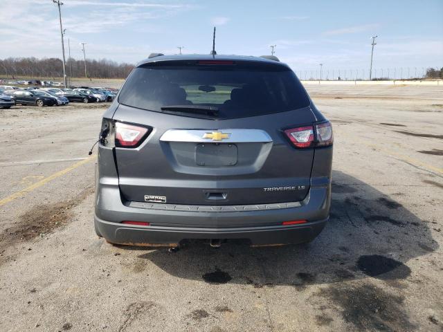 1GNKRFED4EJ113035 - 2014 CHEVROLET TRAVERSE LS GRAY photo 6