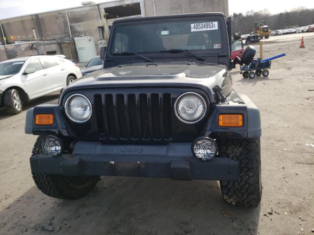 1J4FA39S96P750892 - 2006 JEEP WRANGLER X BLACK photo 5