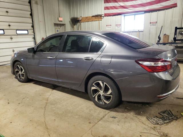 1HGCR2F32HA212261 - 2017 HONDA ACCORD LX GRAY photo 2