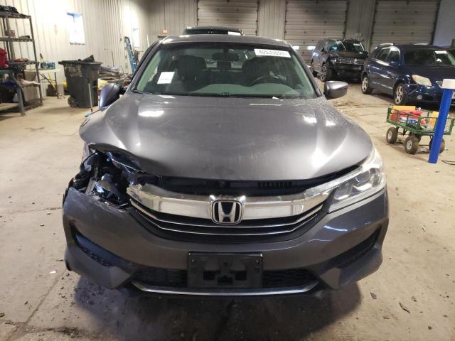 1HGCR2F32HA212261 - 2017 HONDA ACCORD LX GRAY photo 5