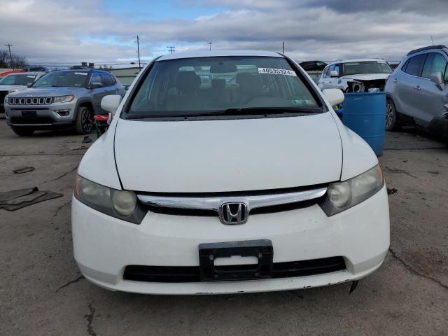 2HGFA16517H315428 - 2007 HONDA CIVIC LX WHITE photo 5