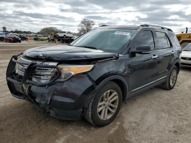 1FM5K7D80EGB63072 - 2014 FORD EXPLORER XLT BLACK photo 1