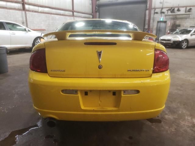 1G2AN15B867855474 - 2006 PONTIAC PURSUIT GT YELLOW photo 6