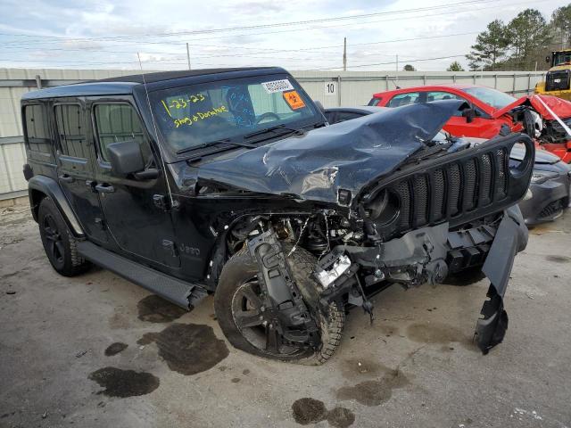 1C4HJXEGXNW105292 - 2022 JEEP WRANGLER U SAHARA BLACK photo 4