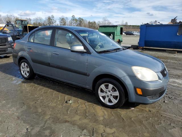 KNADE123976261308 - 2007 KIA RIO BASE BLUE photo 4