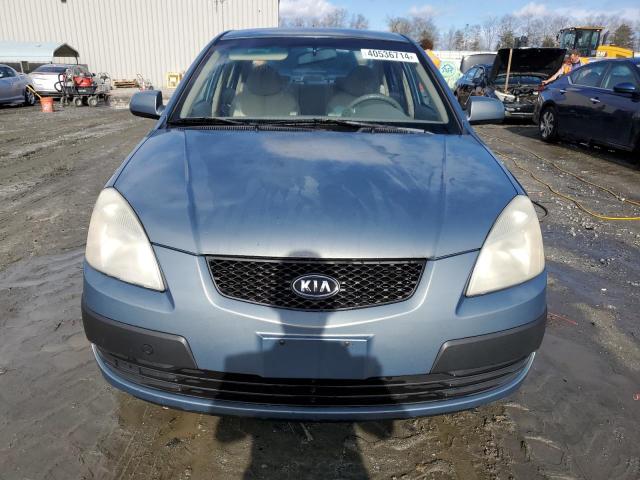 KNADE123976261308 - 2007 KIA RIO BASE BLUE photo 5