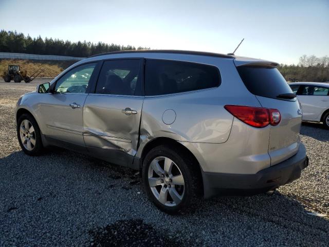 1GNLVHED5AS156556 - 2010 CHEVROLET TRAVERSE LTZ SILVER photo 2