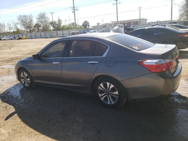 1HGCR2F35FA157818 - 2015 HONDA ACCORD LX GRAY photo 2