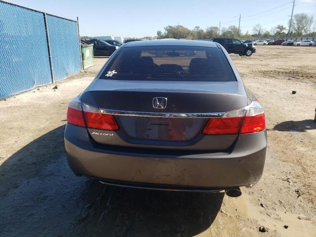 1HGCR2F35FA157818 - 2015 HONDA ACCORD LX GRAY photo 6