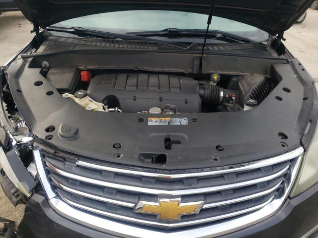 1GNKRJKD5EJ332285 - 2014 CHEVROLET TRAVERSE LTZ GRAY photo 11