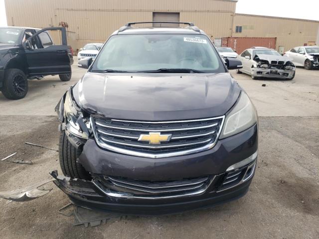 1GNKRJKD5EJ332285 - 2014 CHEVROLET TRAVERSE LTZ GRAY photo 5