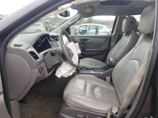 1GNKRJKD5EJ332285 - 2014 CHEVROLET TRAVERSE LTZ GRAY photo 7