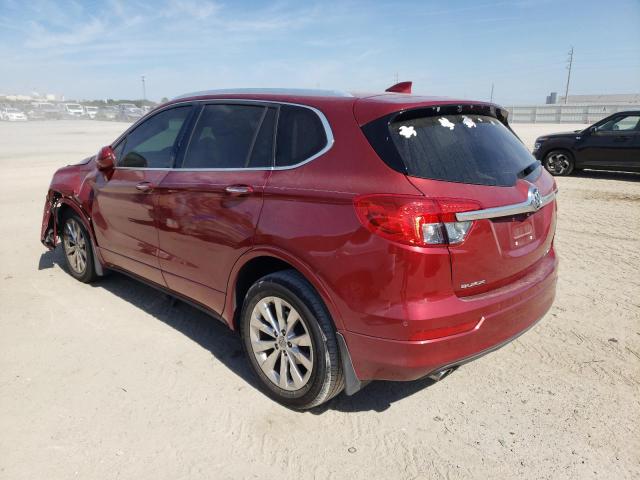 LRBFXBSA6HD217868 - 2017 BUICK ENVISION ESSENCE ბურგუნდია ფოტო 2