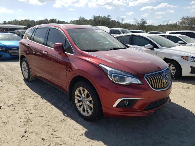 LRBFXBSA6HD217868 - 2017 BUICK ENVISION ESSENCE BURGUNDY photo 4