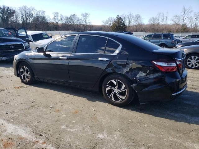 1HGCR2F36HA228320 - 2017 HONDA ACCORD LX BLACK photo 2