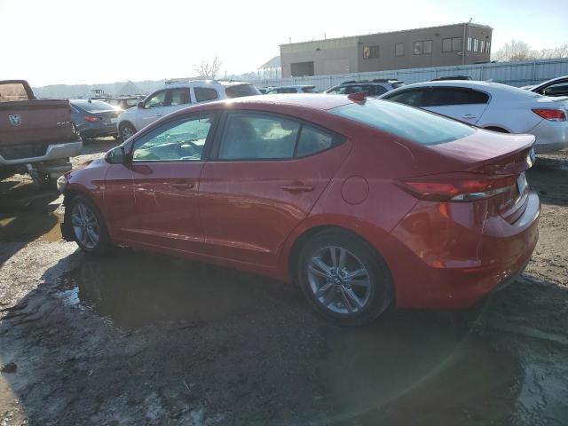 5NPD84LFXHH047097 - 2017 HYUNDAI ELANTRA SE RED photo 2