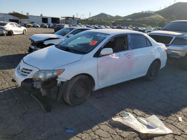 5YFBU4EE8DP083648 - 2013 TOYOTA COROLLA BASE WHITE photo 1