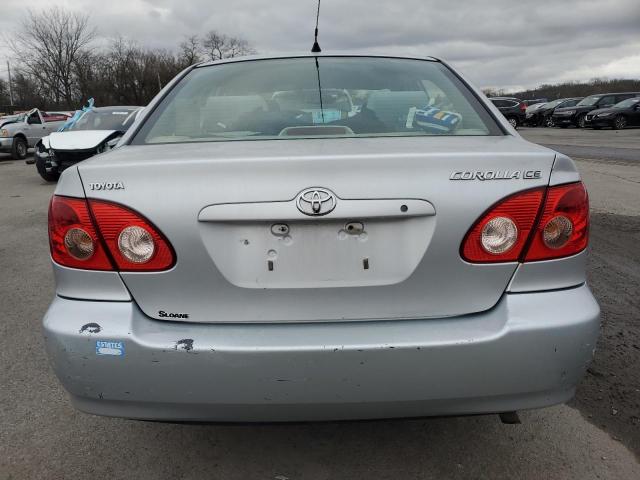 JTDBR32E670124664 - 2007 TOYOTA COROLLA CE ვერცხლისფერი ფოტო 6