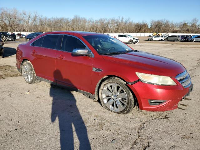 1FAHP2FW5AG142901 - 2010 FORD TAURUS LIMITED RED photo 4