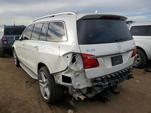 4JGDF7EE9FA572437 - 2015 MERCEDES-BENZ GL 63 AMG WHITE photo 2