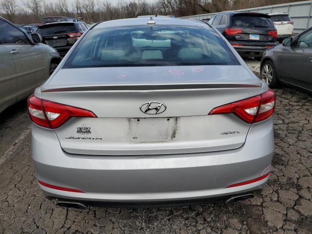 5NPE34AF2FH091128 - 2015 HYUNDAI SONATA SPORT SILVER photo 6