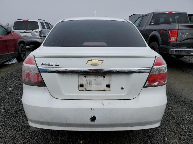 KL1TD56E19B636940 - 2009 CHEVROLET AVEO LS WHITE photo 6