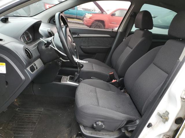 KL1TD56E19B636940 - 2009 CHEVROLET AVEO LS Beyaz fotoğraf 7