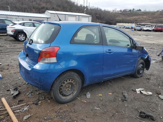 JTDJT4K37B5341525 - 2011 TOYOTA YARIS BLUE photo 3