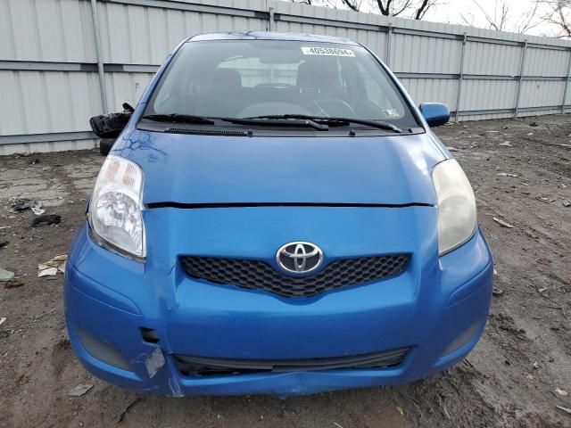 JTDJT4K37B5341525 - 2011 TOYOTA YARIS BLUE photo 5