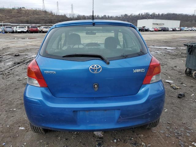 JTDJT4K37B5341525 - 2011 TOYOTA YARIS BLUE photo 6