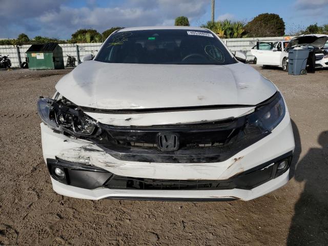 2HGFC2F85KH583482 - 2019 HONDA CIVIC SPORT WHITE photo 5