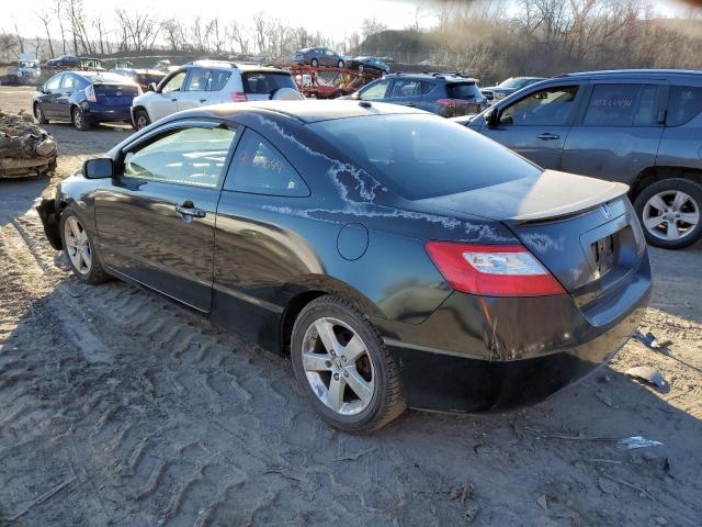 2HGFG12908H558687 - 2008 HONDA CIVIC EXL BLACK photo 2