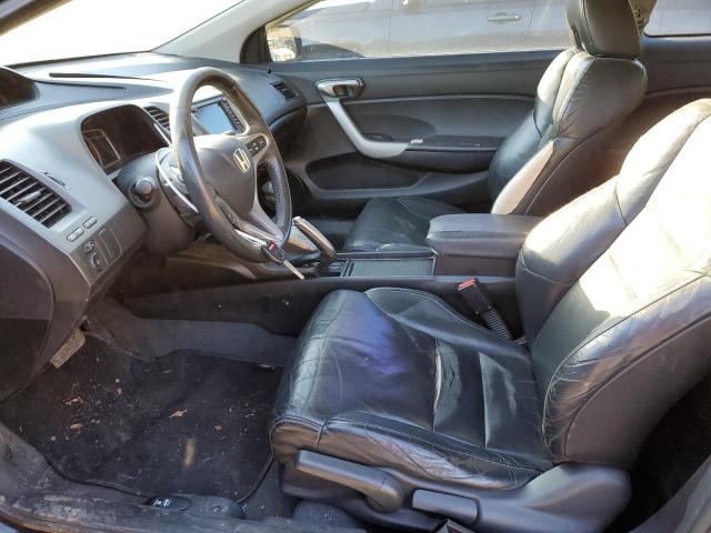 2HGFG12908H558687 - 2008 HONDA CIVIC EXL BLACK photo 7