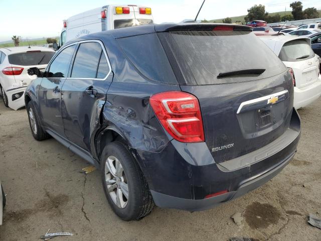 2GNALBEK4H1611318 - 2017 CHEVROLET EQUINOX LS BLUE photo 2