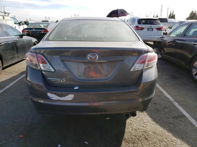 1YVHZ8BH1A5M46652 - 2010 MAZDA 6 I GRAY photo 6