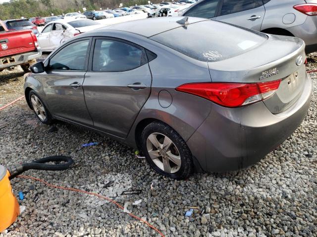 5NPDH4AE1DH158321 - 2013 HYUNDAI ELANTRA GLS GRAY photo 2